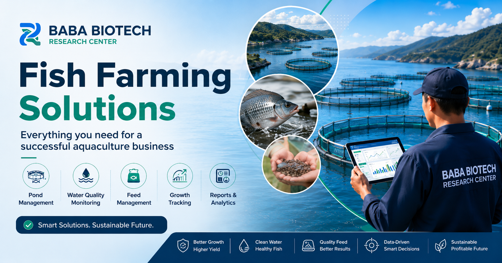 Fish farming banner image