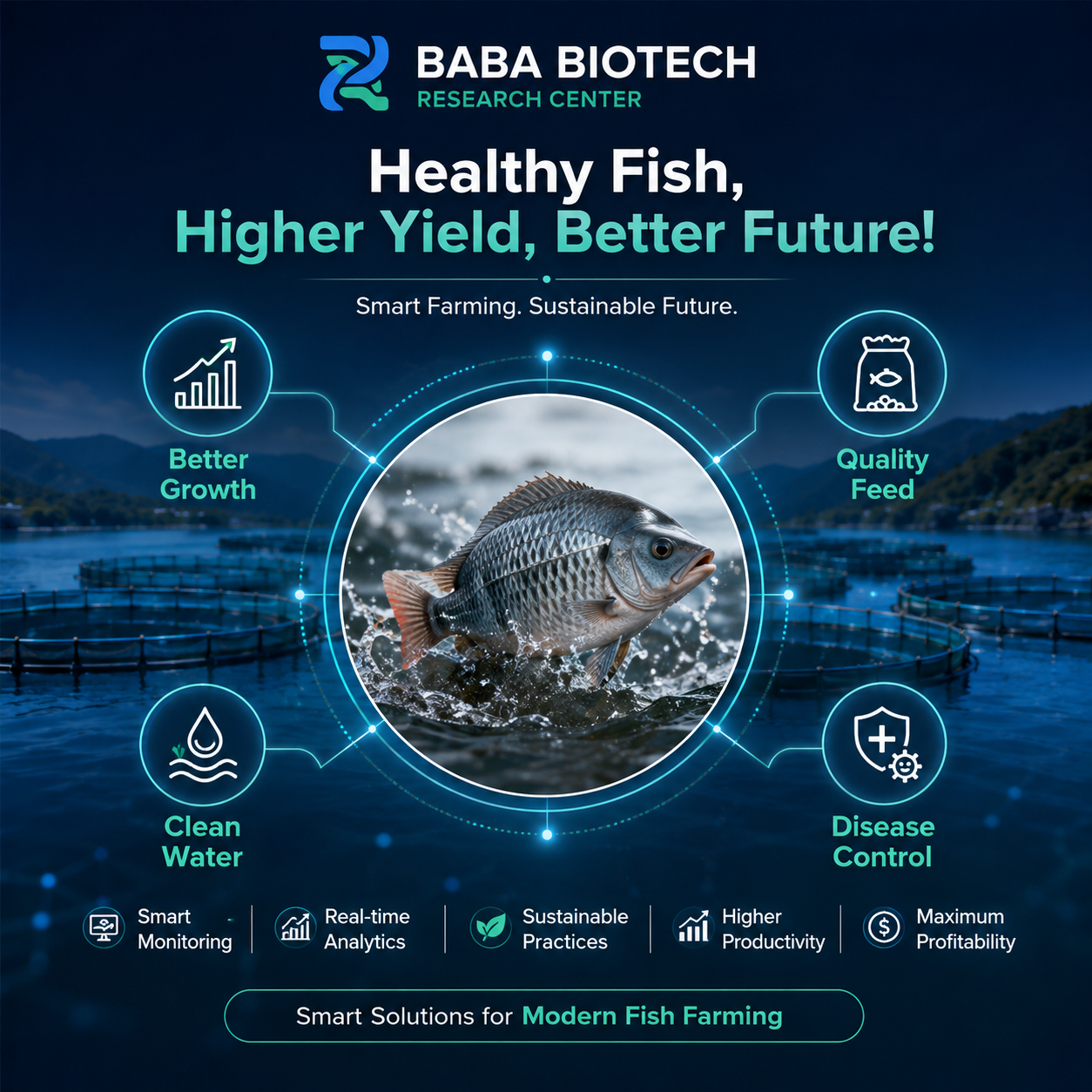 Fish farming support image two