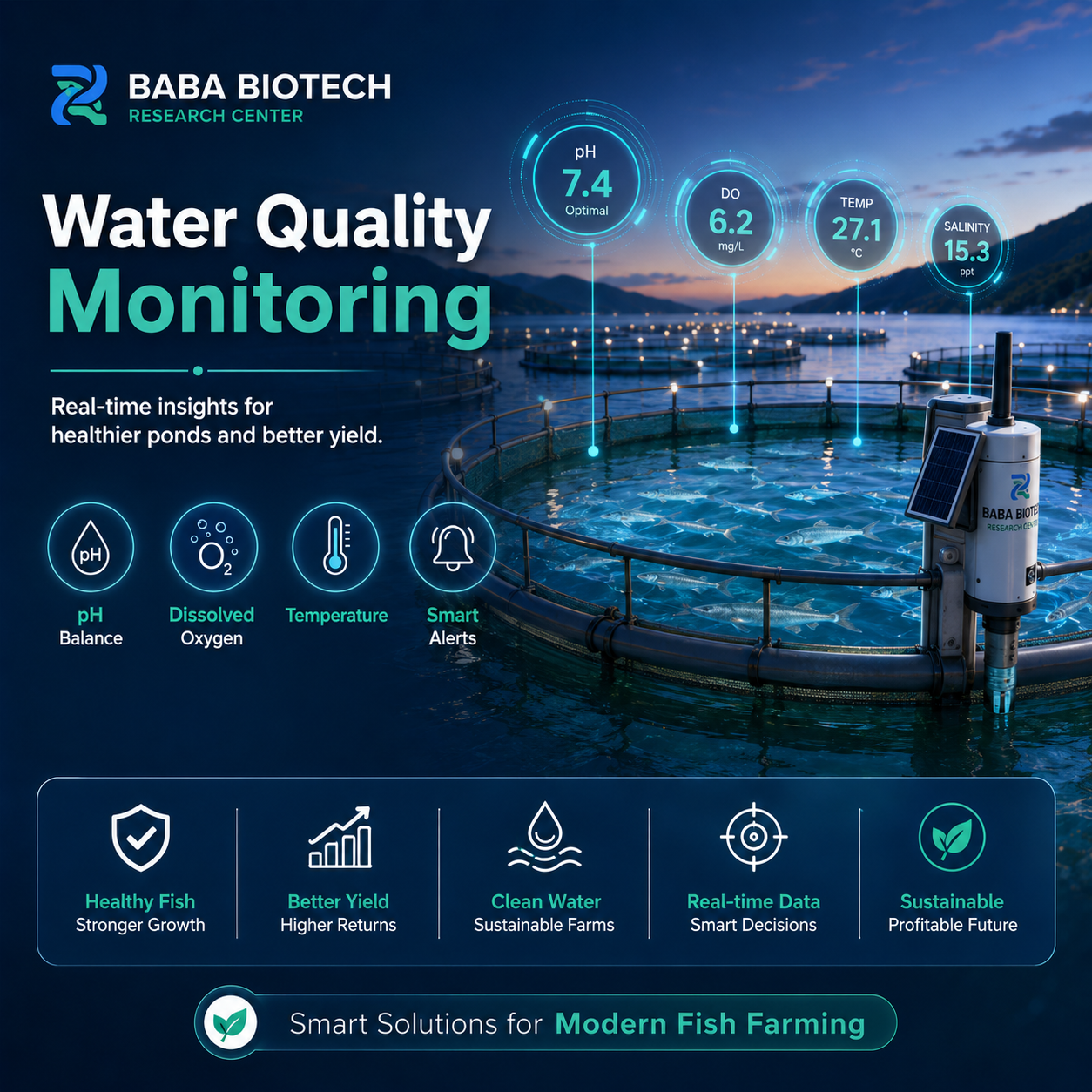 Fish farming support image three