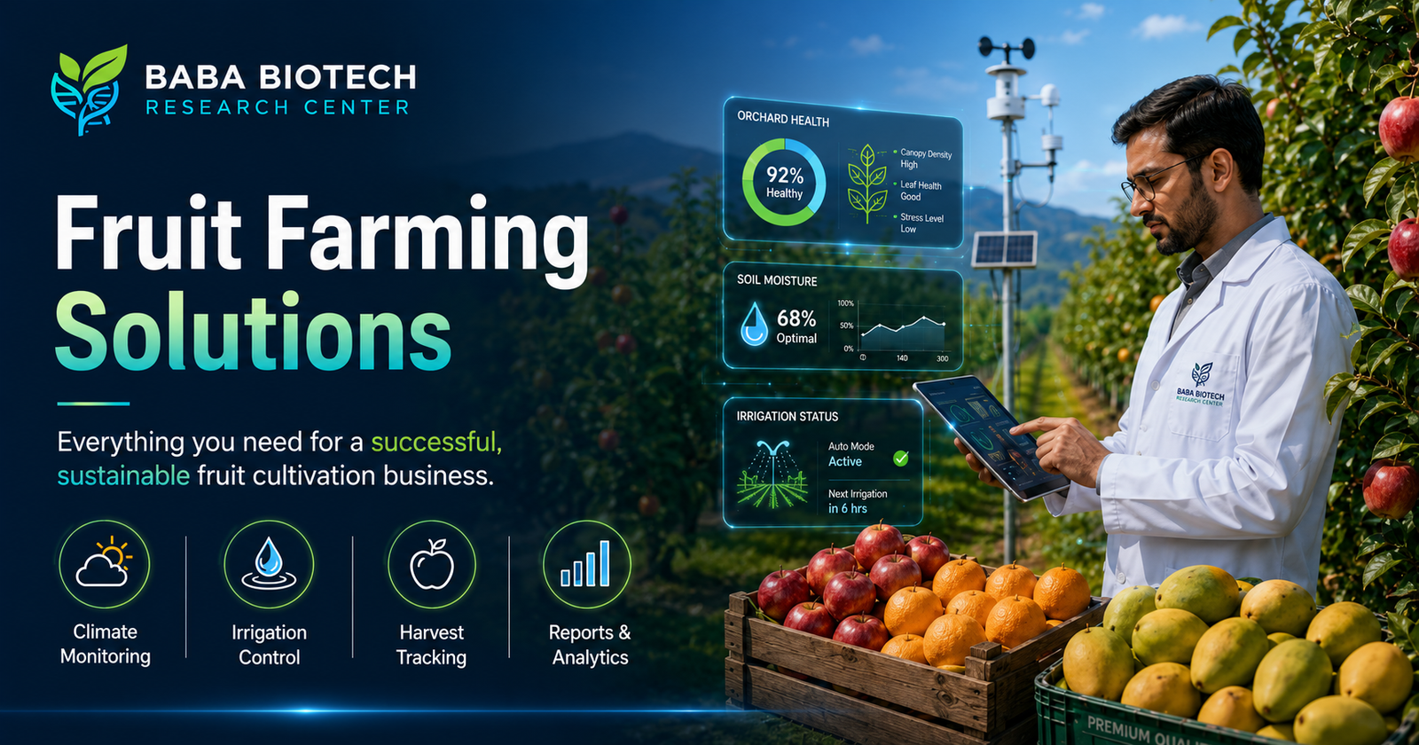 Fruit farming banner image