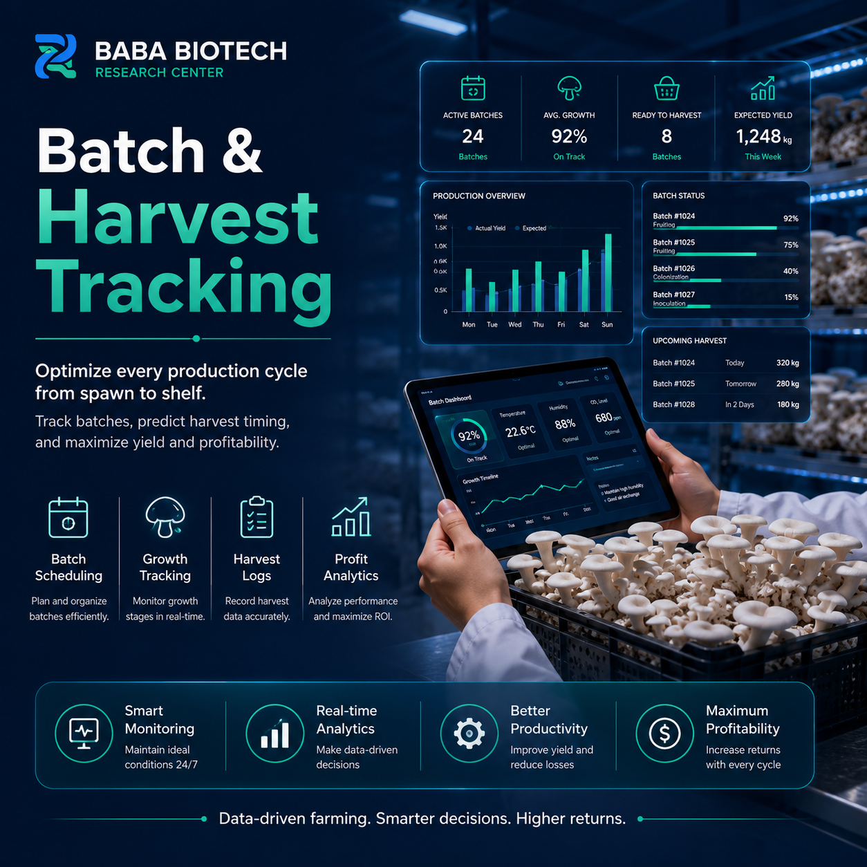 Mushroom farming main feature image